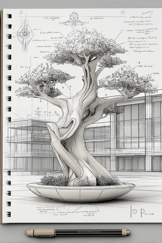 Architectural Pencil Study - Image 5