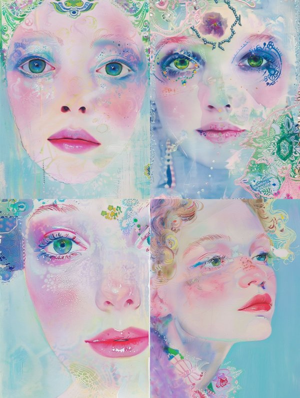 Ethereal Visions in Pastel Hues