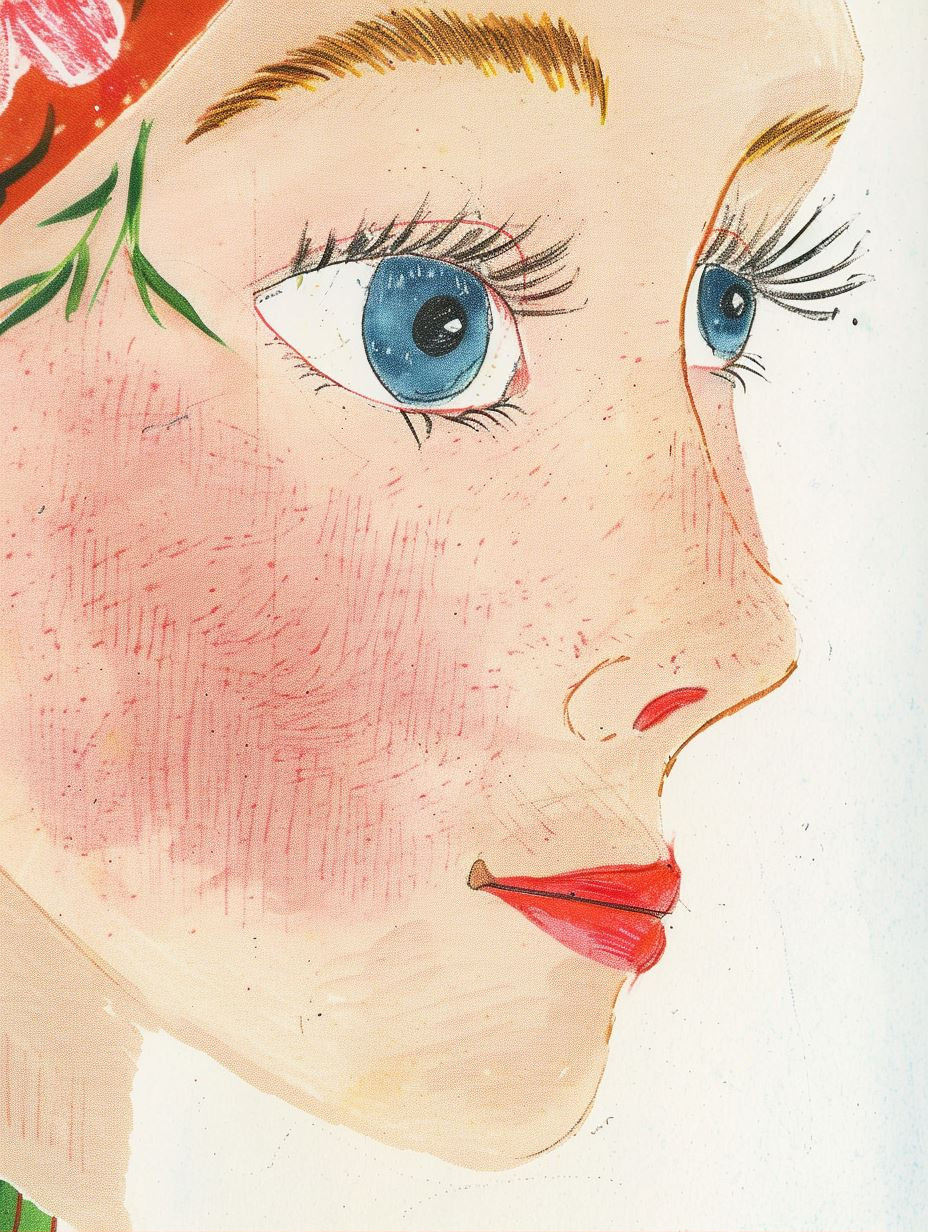 Soft Watercolor Portrait Studies - Image 1