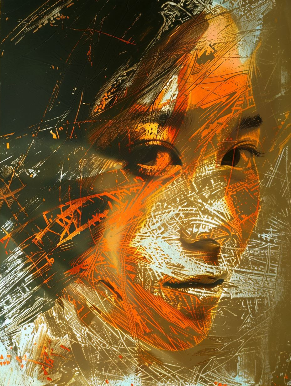 Fragmented Soul in Amber Light - Image 2