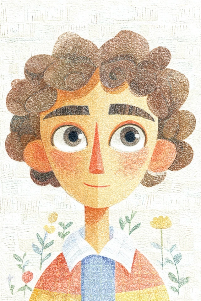 Grainy Pastel Portrait