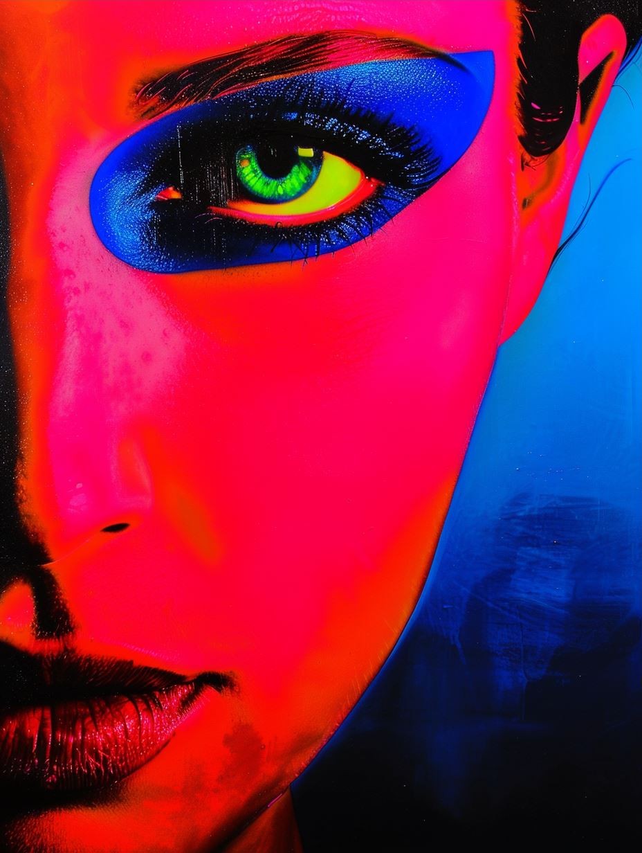 Neon Visions: Cyberpunk Portrait Series - Image 3