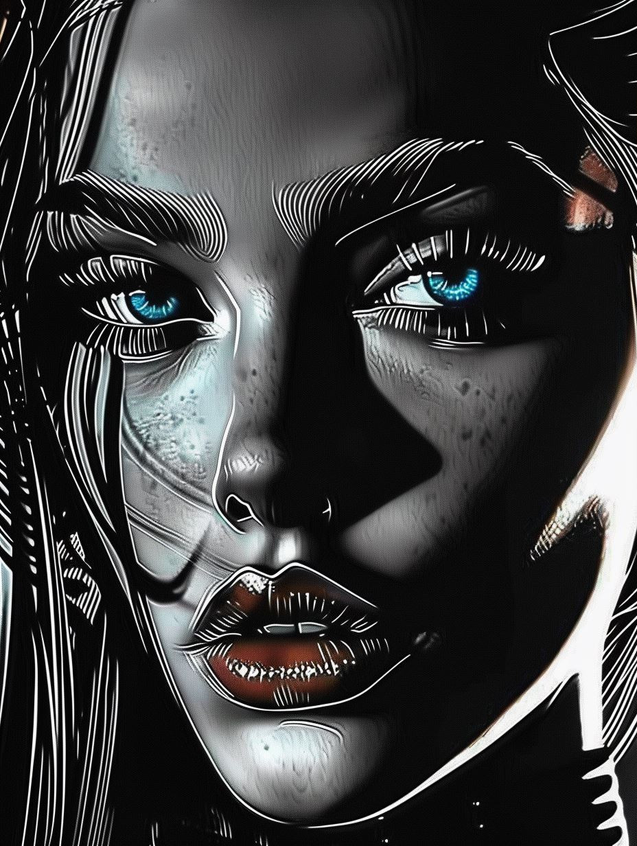 Cybernetic Gaze Digital Portraits - Image 1