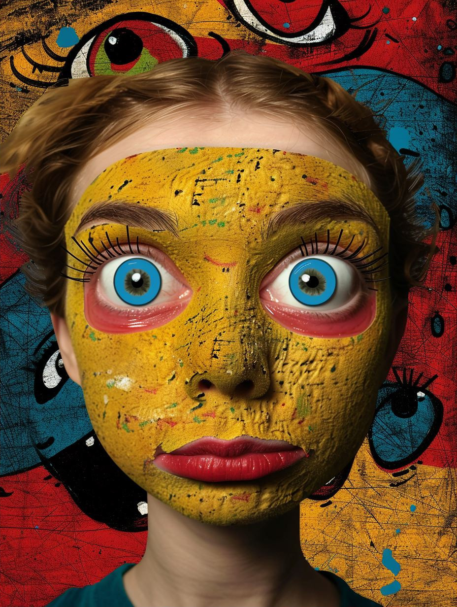 Surrealist Pop Art Collage Portrait - Image 2
