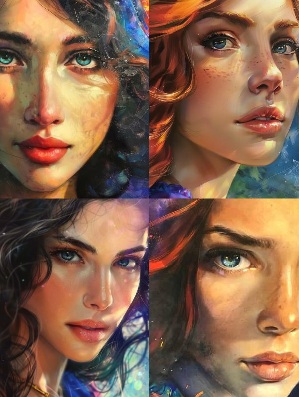 Ethereal Visions of Feminine Beauty