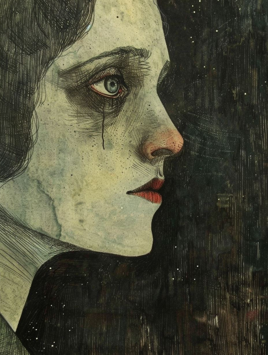Melancholy Gothic Portrait Studies - Image 2