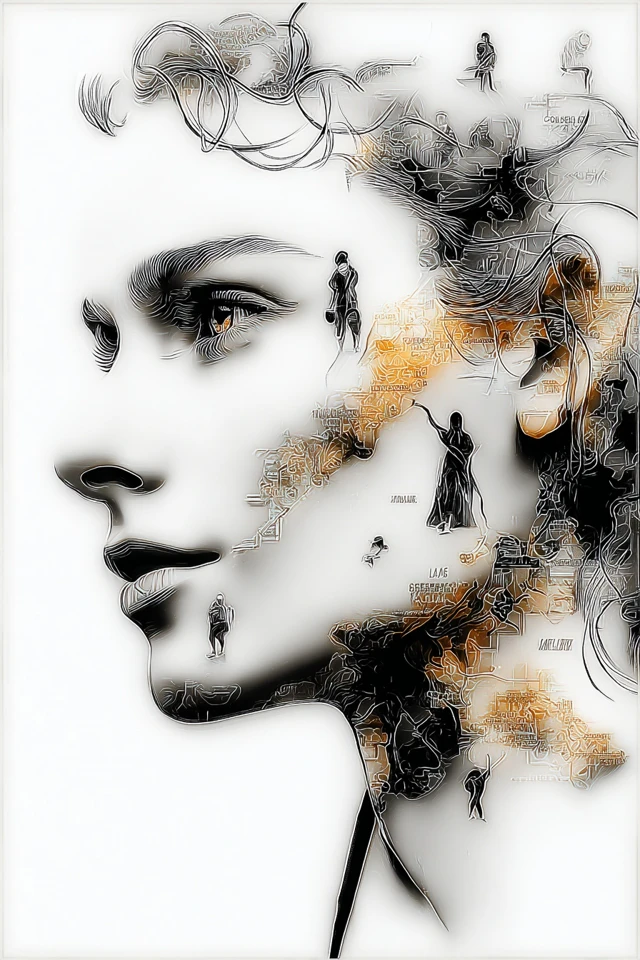 Whispers of Ink and Gold - Image 1