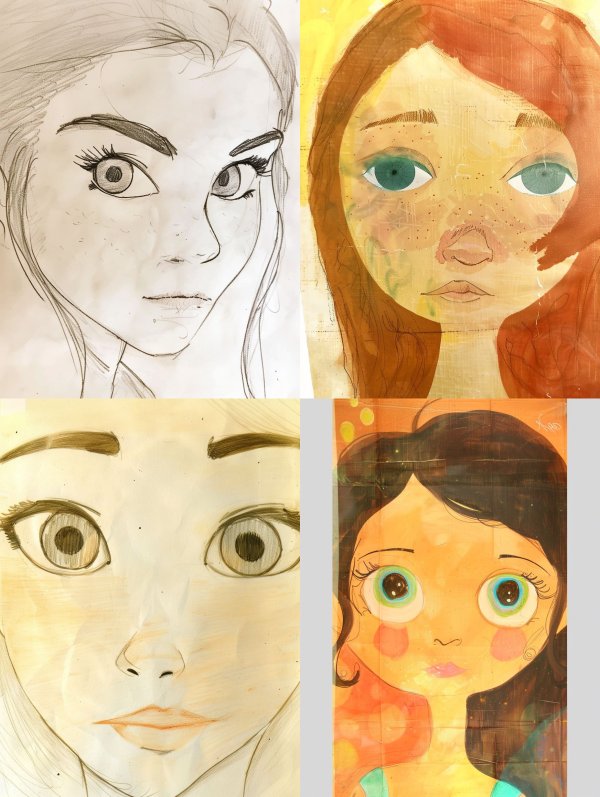 Evolution of Stylized Portrait Art