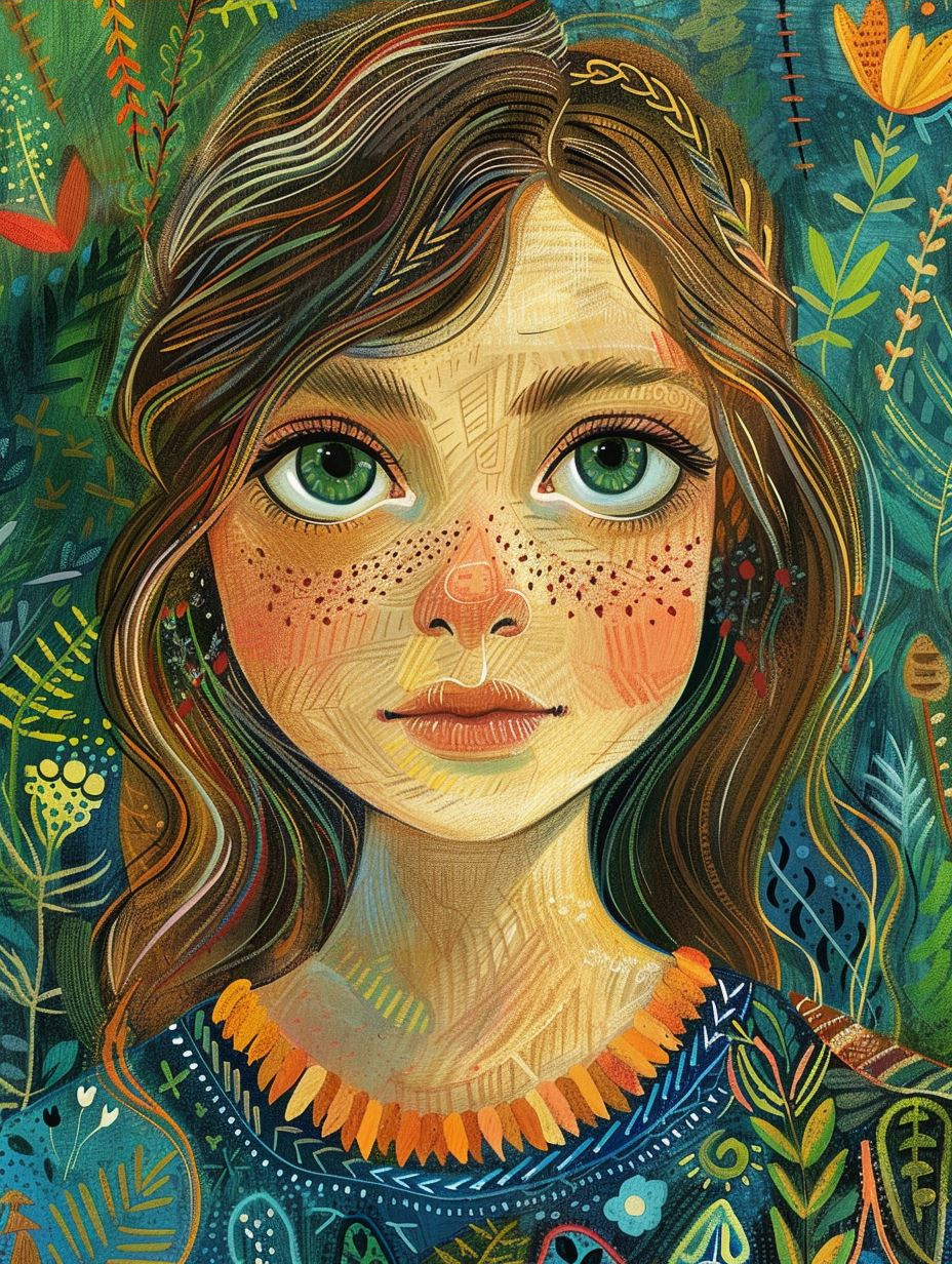 Psychedelic Pattern Portrait - Image 3