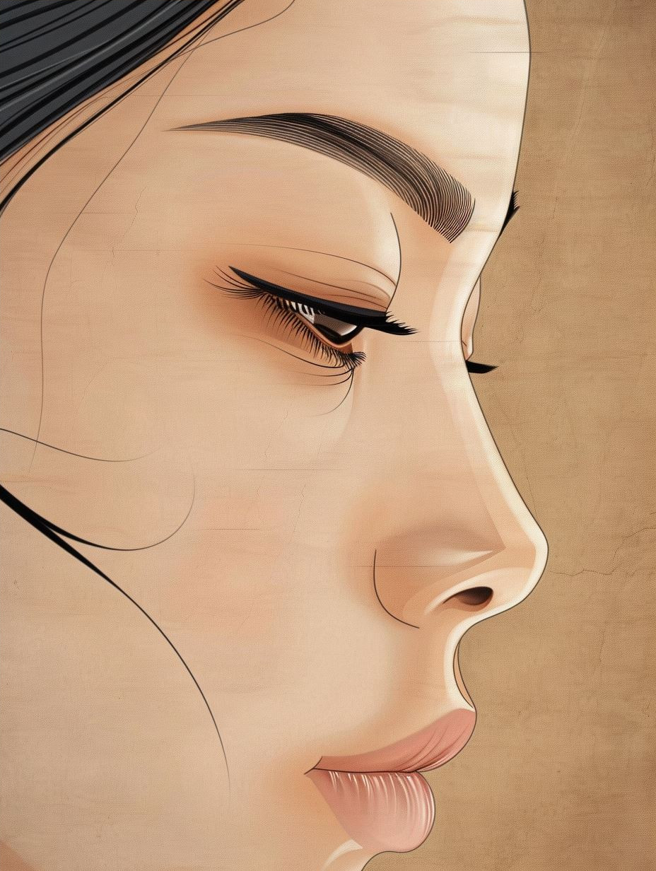 Ethereal Profiles in Digital Art - Image 4