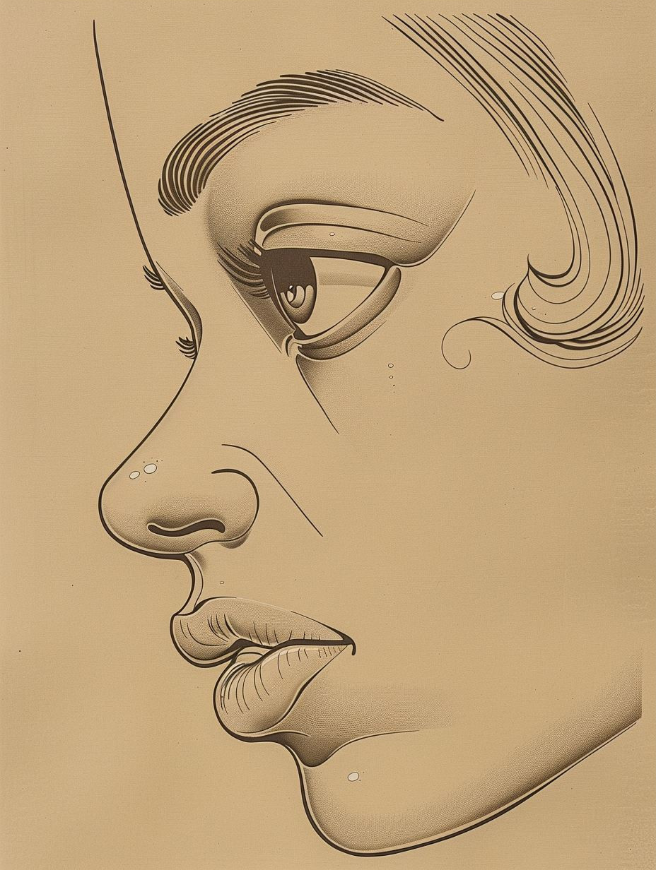 Vintage Stylized Portrait Studies - Image 3