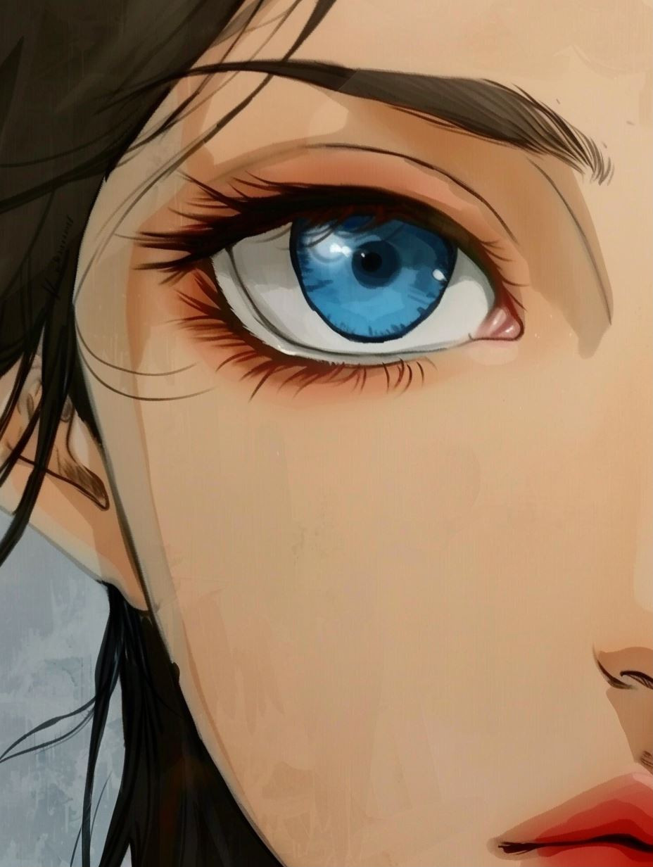 Ethereal Blue Eyed Portraits - Image 1