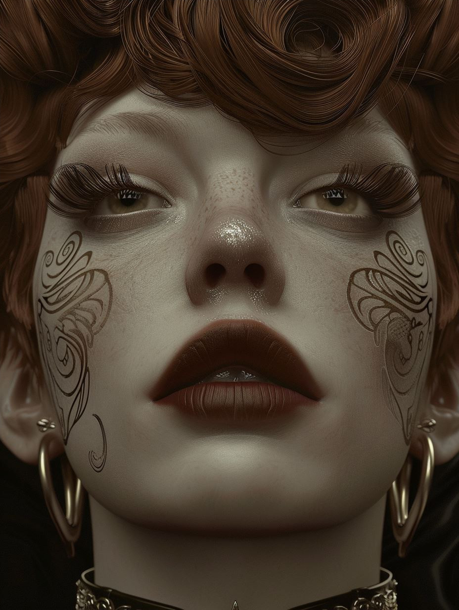 Ethereal Gothic Portraiture Study - Image 4