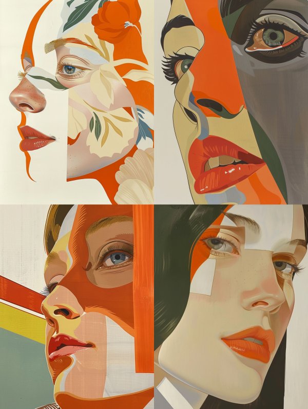 Fragmented Visions of Feminine Beauty