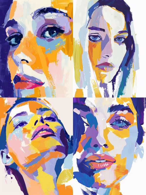 Vibrant Visions of a Woman