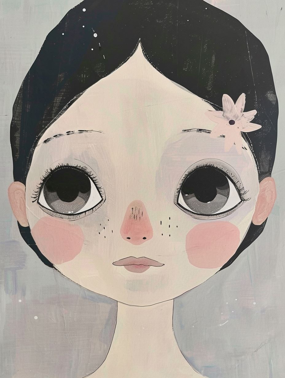 Whimsical Gazes: A Study of Innocence - Image 1