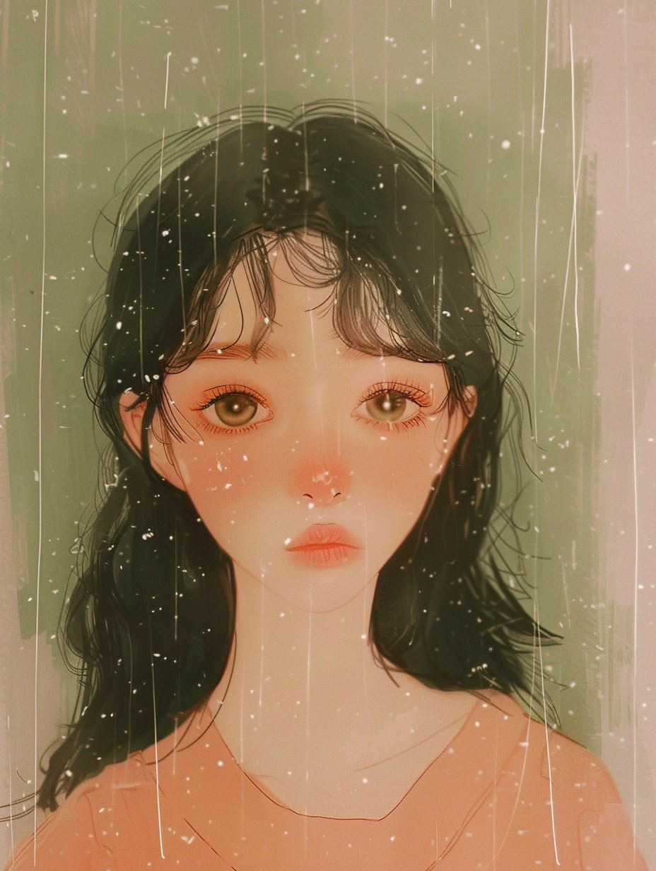 Soft Pastel Anime Portraiture - Image 2