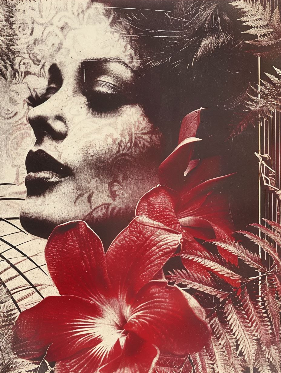 Crimson Noir Ethereal Portraits - Image 3