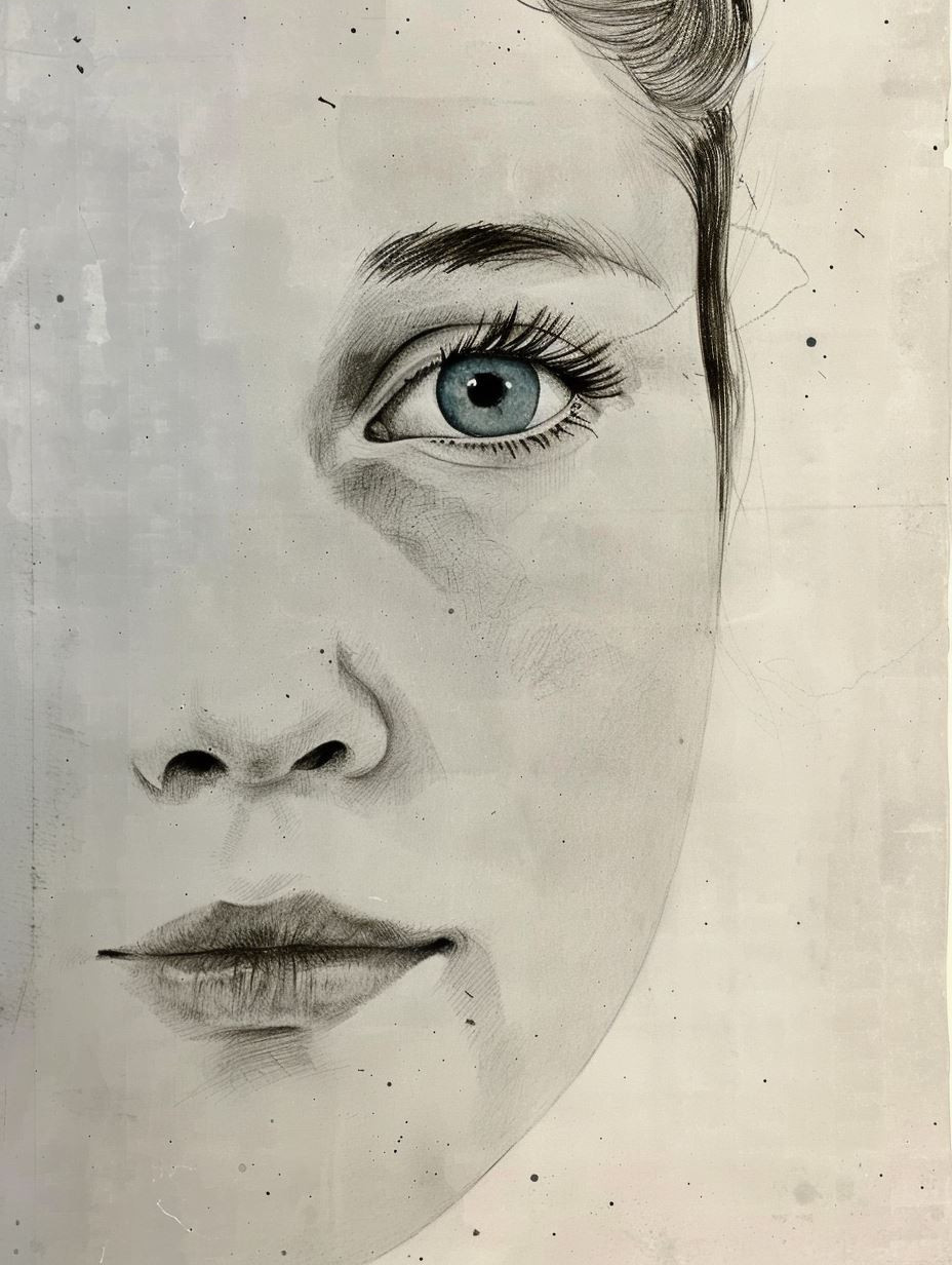 Vintage Sketch Gaze - Image 4