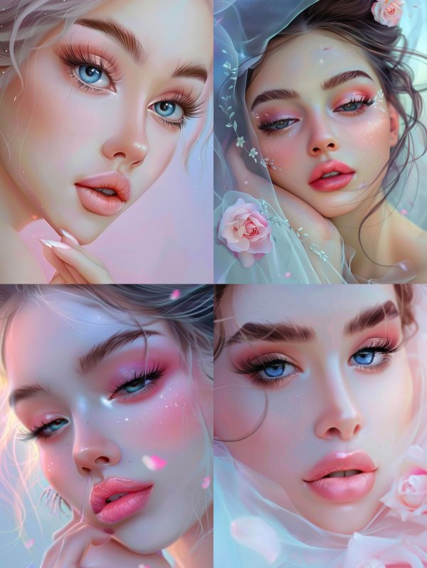 Ethereal Beauty in Pastel Hues