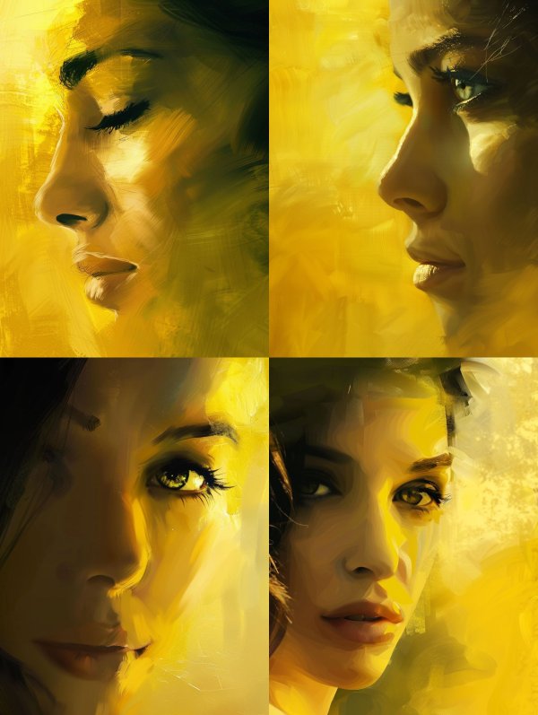 Golden Radiance: Four Faces of Light