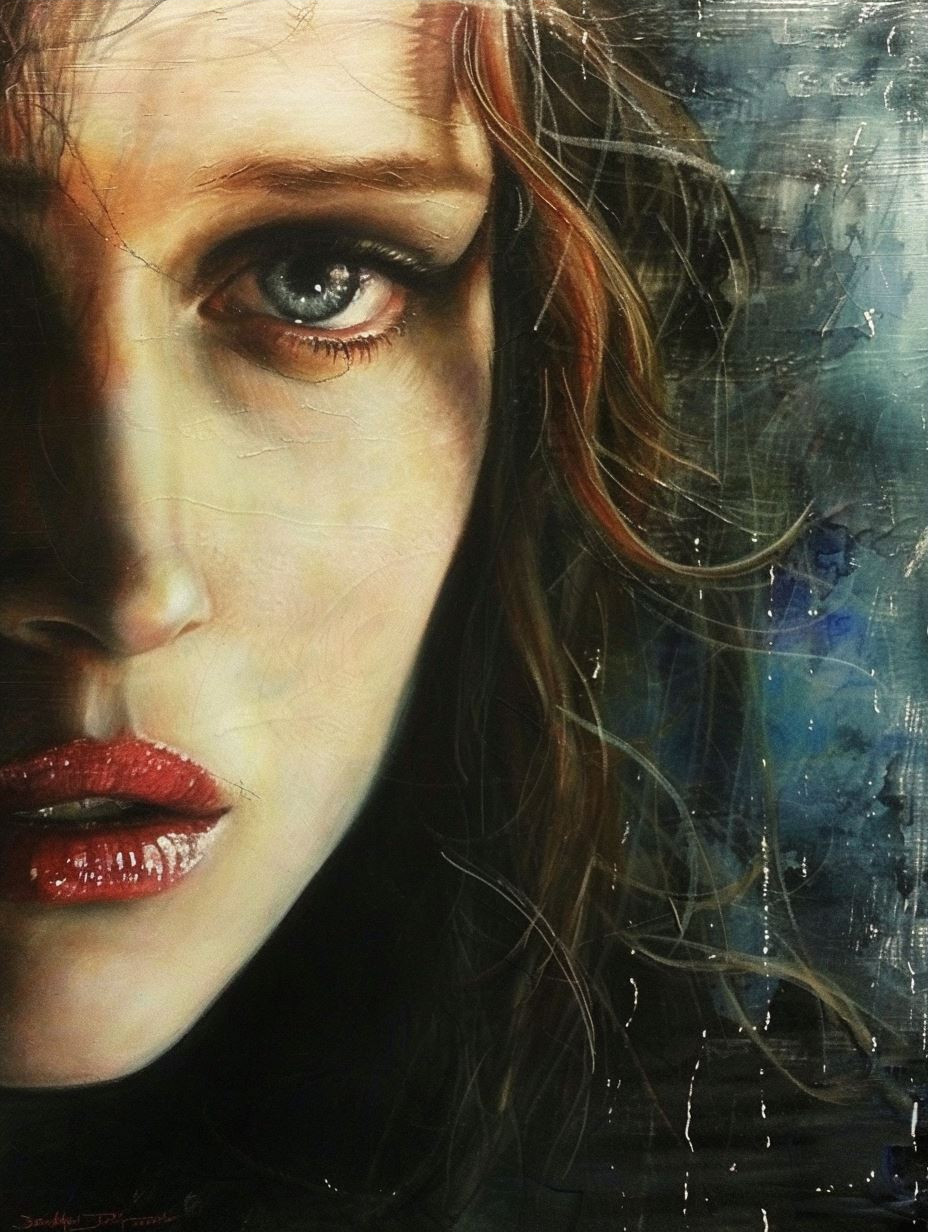 Haunting Gaze of Silent Sorrow - Image 3