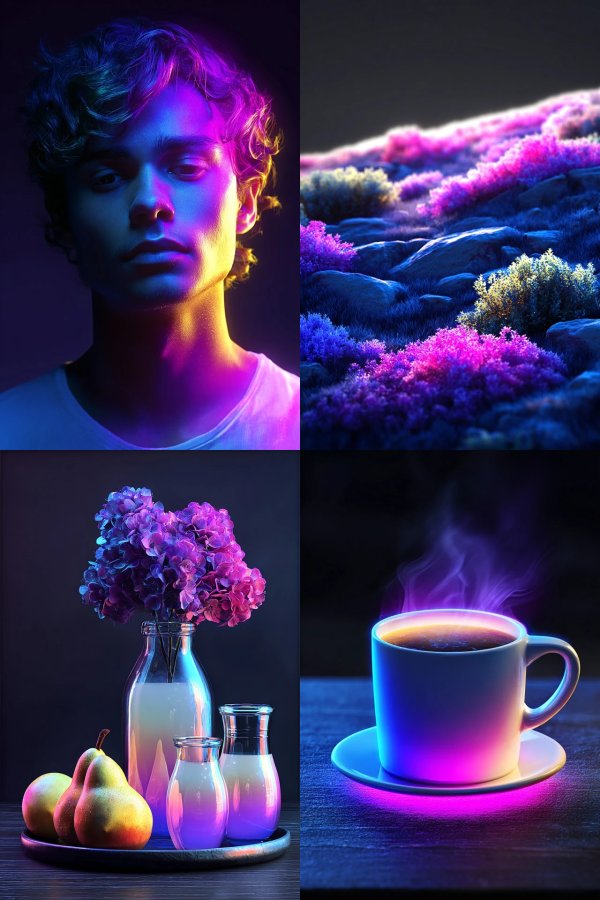Neon Dreams: A Surreal Visual Journey
