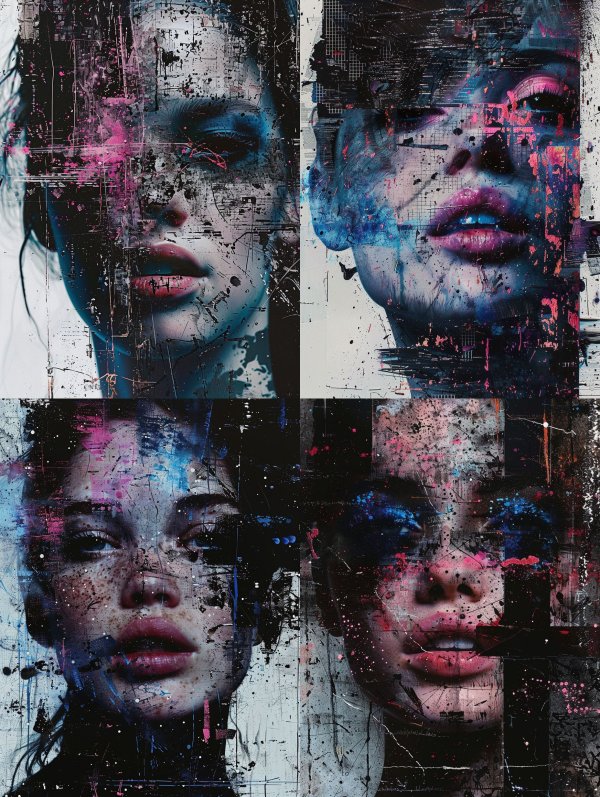 Digital Fragments of a Neon Soul