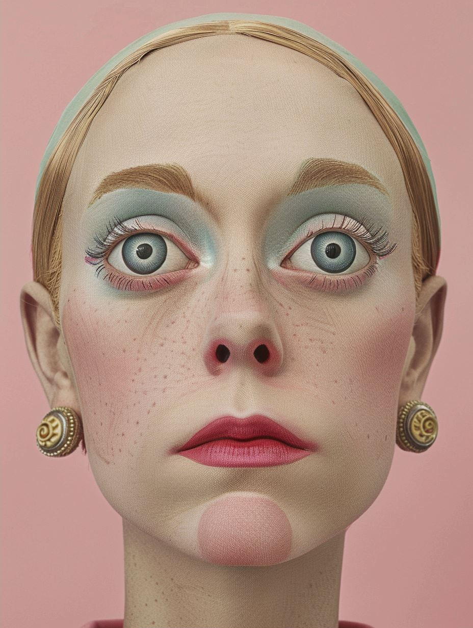 Vintage Pastel Beauty Portraits - Image 2