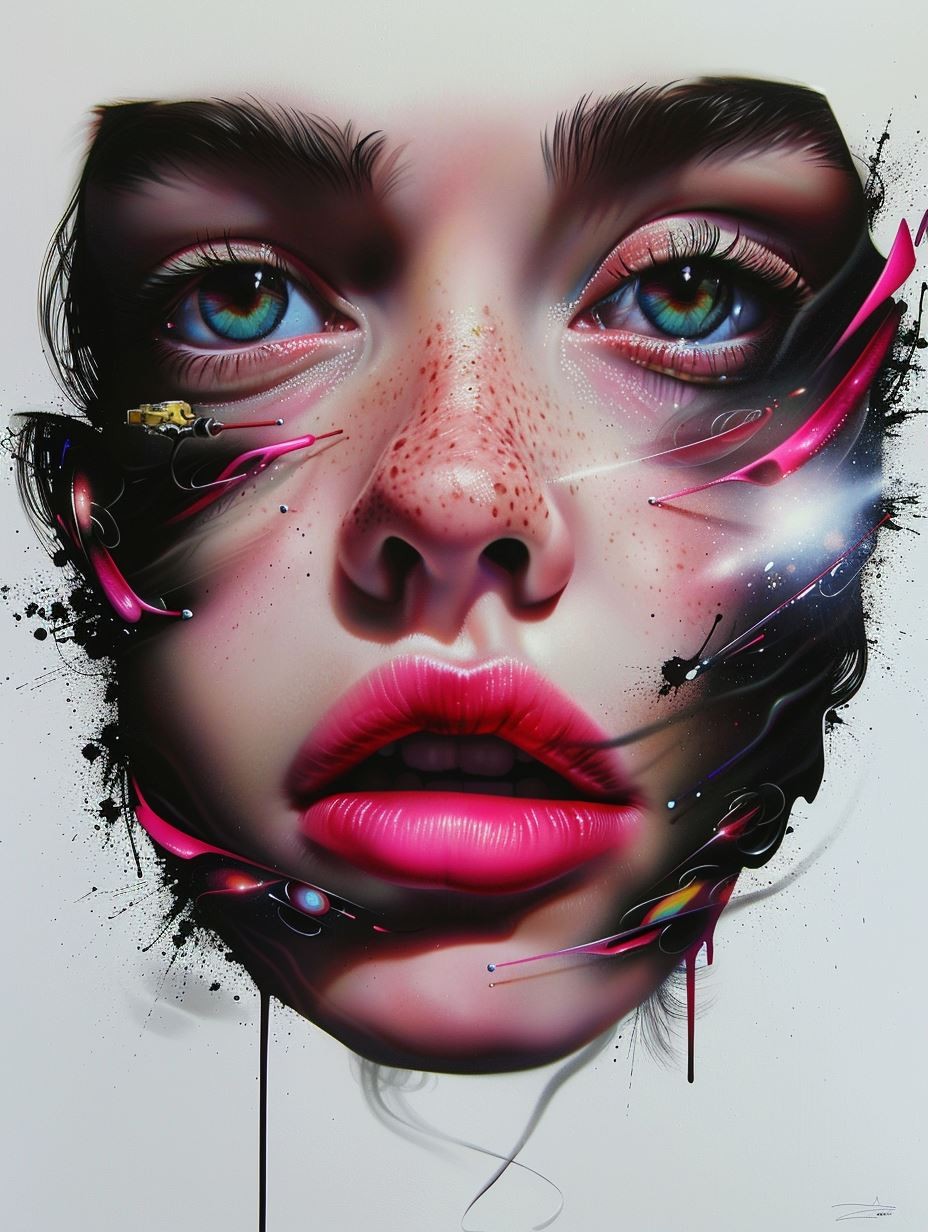 Neon Cybernetic Dream - Image 1