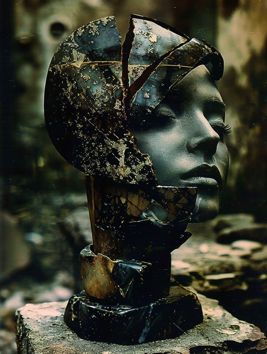 Fragmented Echoes of Dark Beauty - Image 3