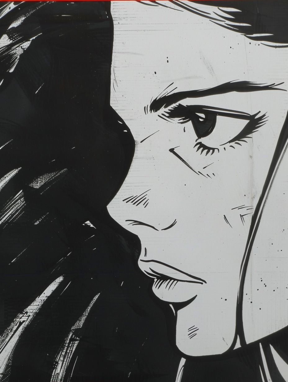 Noir Ink Portrait Contrast