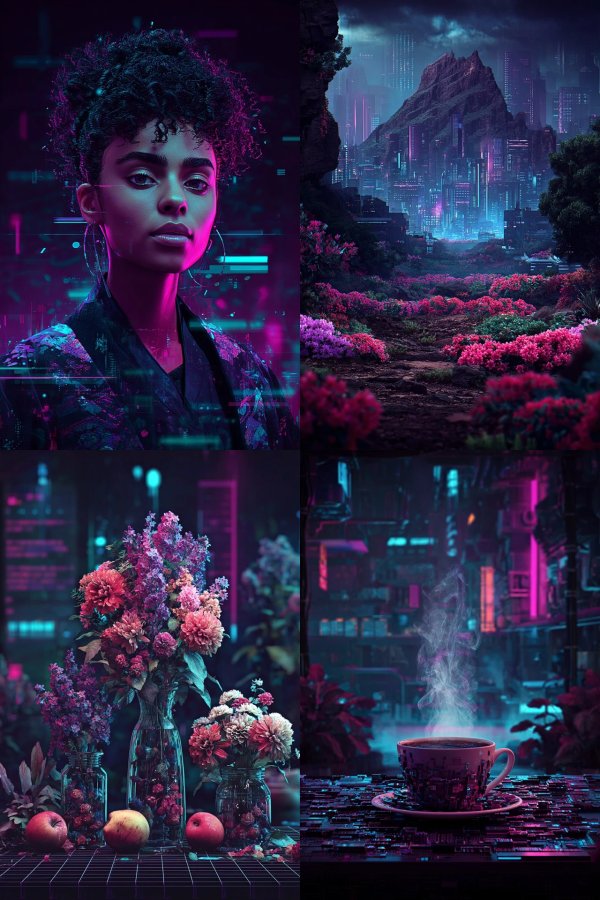 Neon Dreams of a Digital Eden