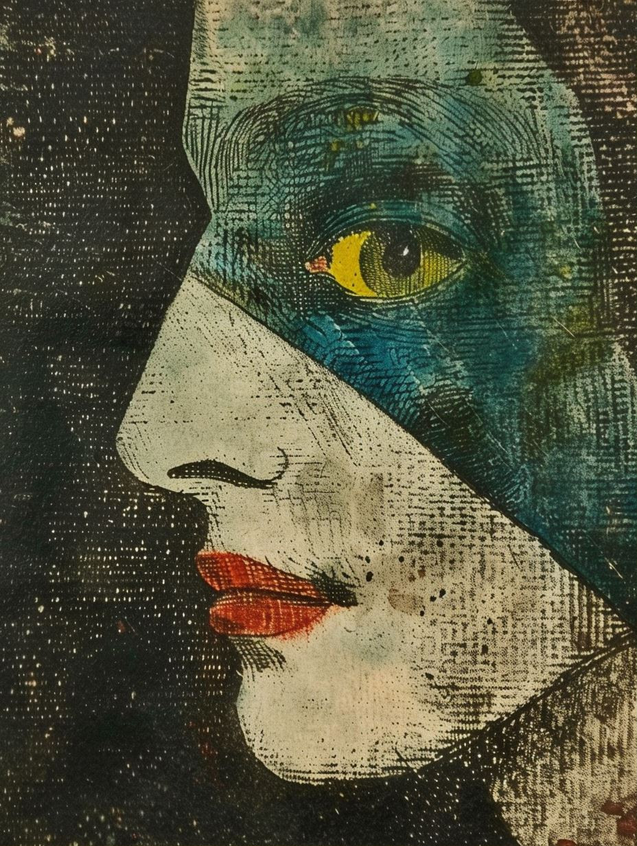 Abstract Noir Portrait