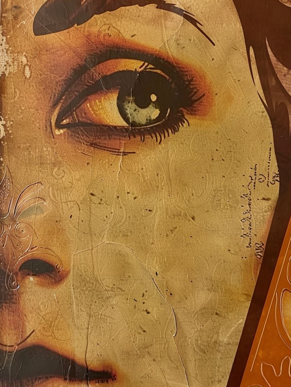 Golden Ethereal Portrait Art - Image 3