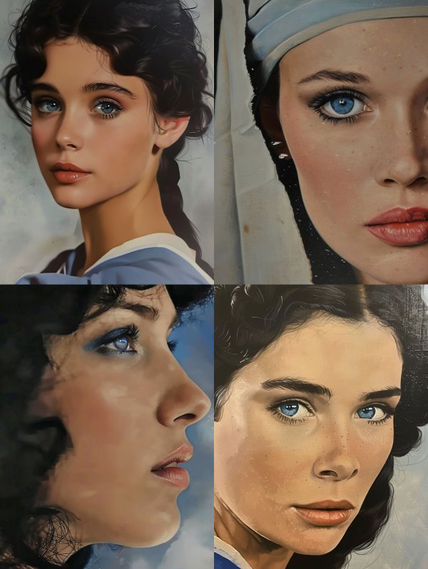 Azure Gazes: A Study in Blue Eyes