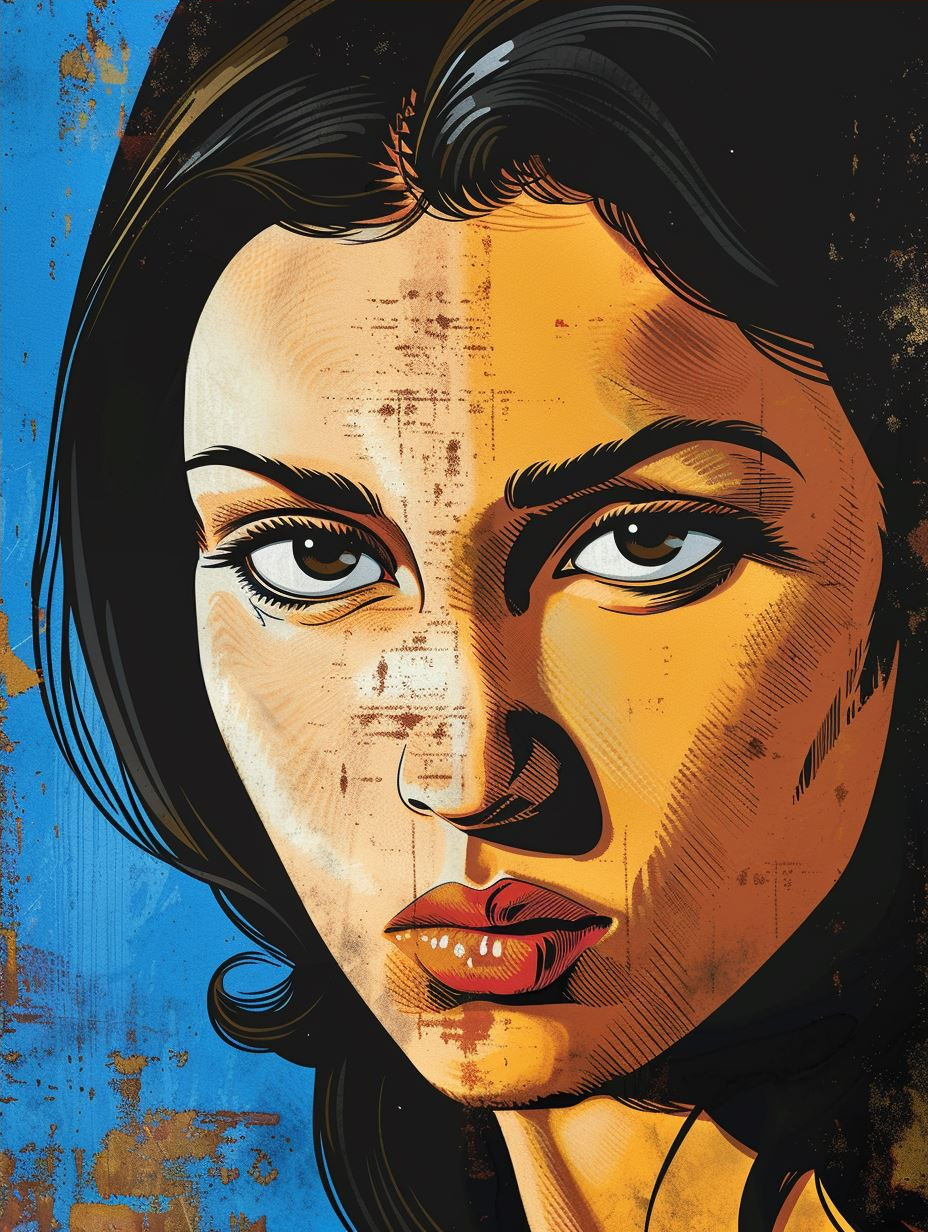 Bold Vector Portrait Study - Image 4