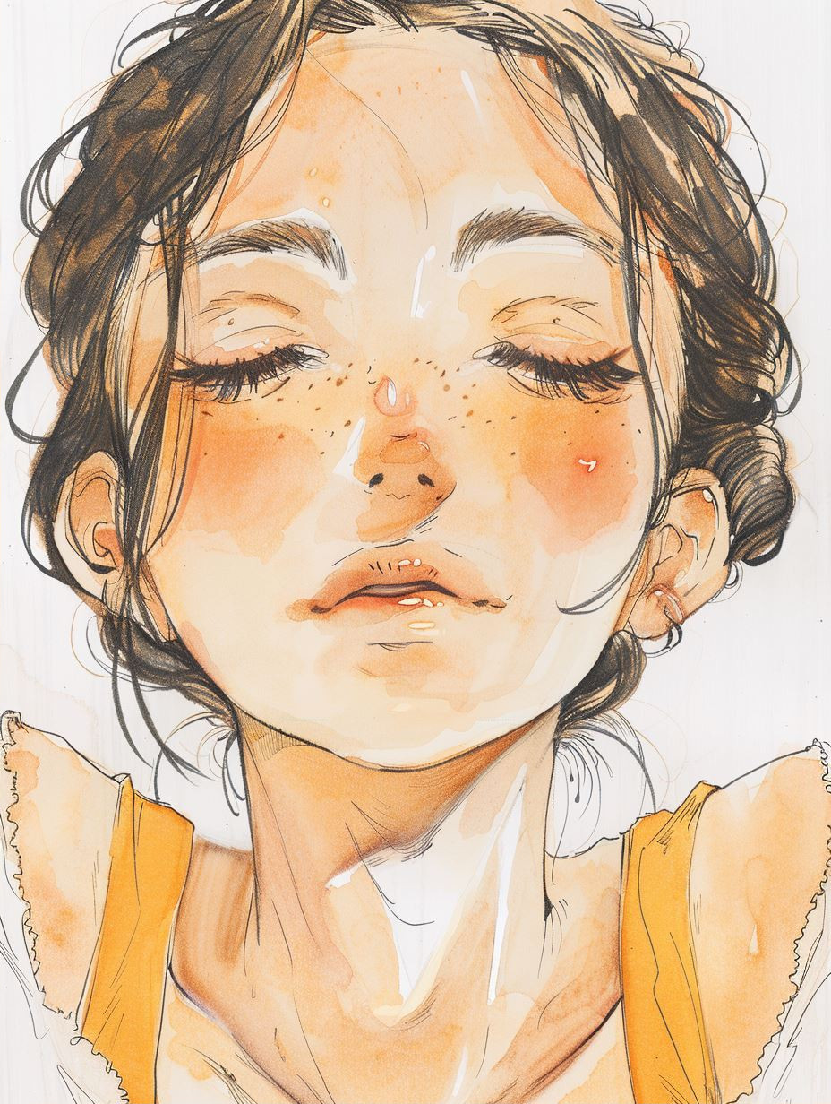 Ethereal Gaze: A Study in Expression - Image 2