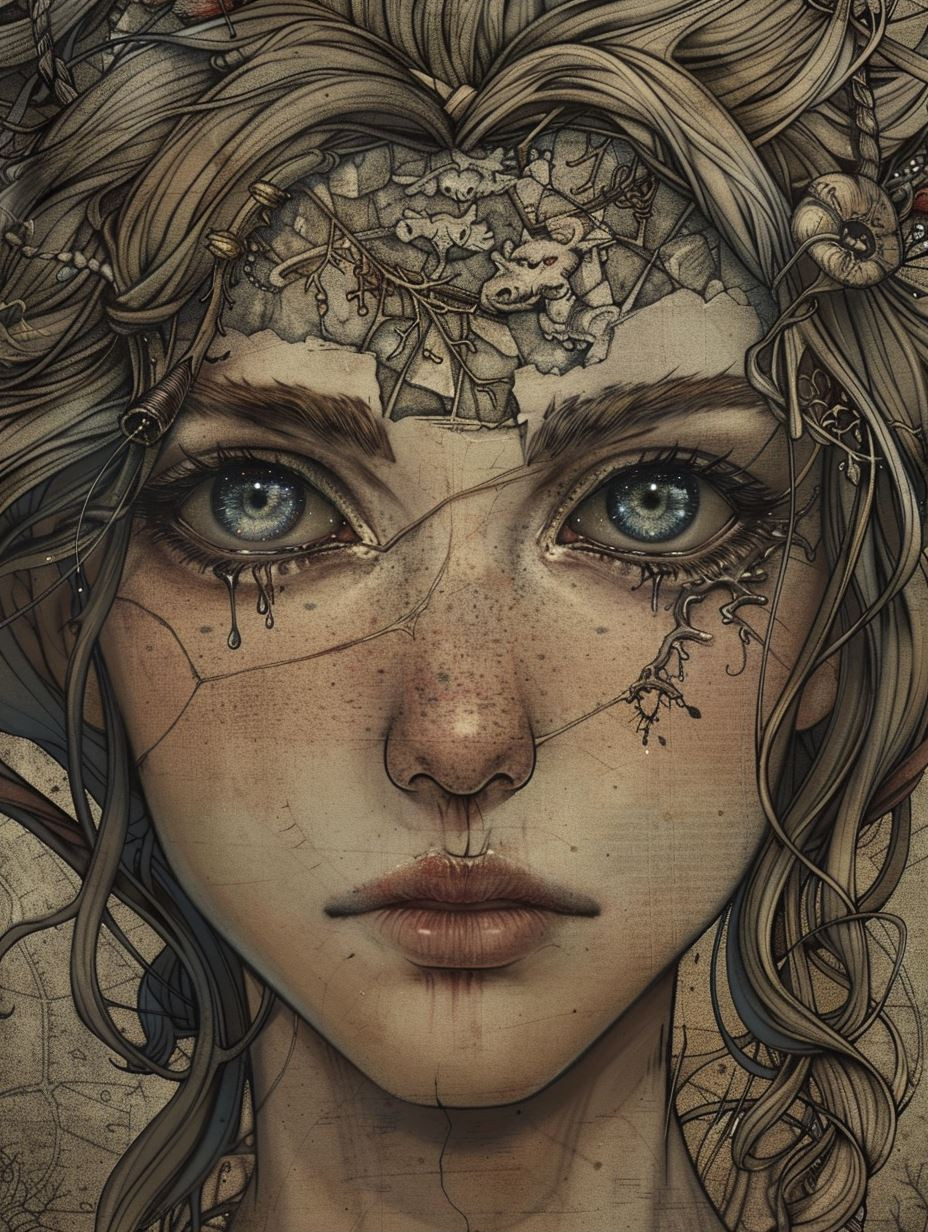 Ethereal Melancholy of Stone Portraits - Image 1
