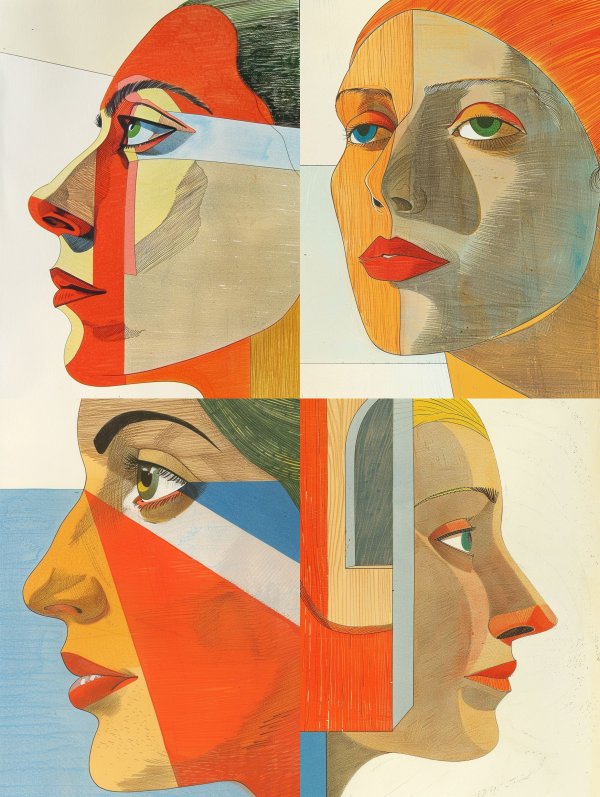Fragmented Visions of the Human Face