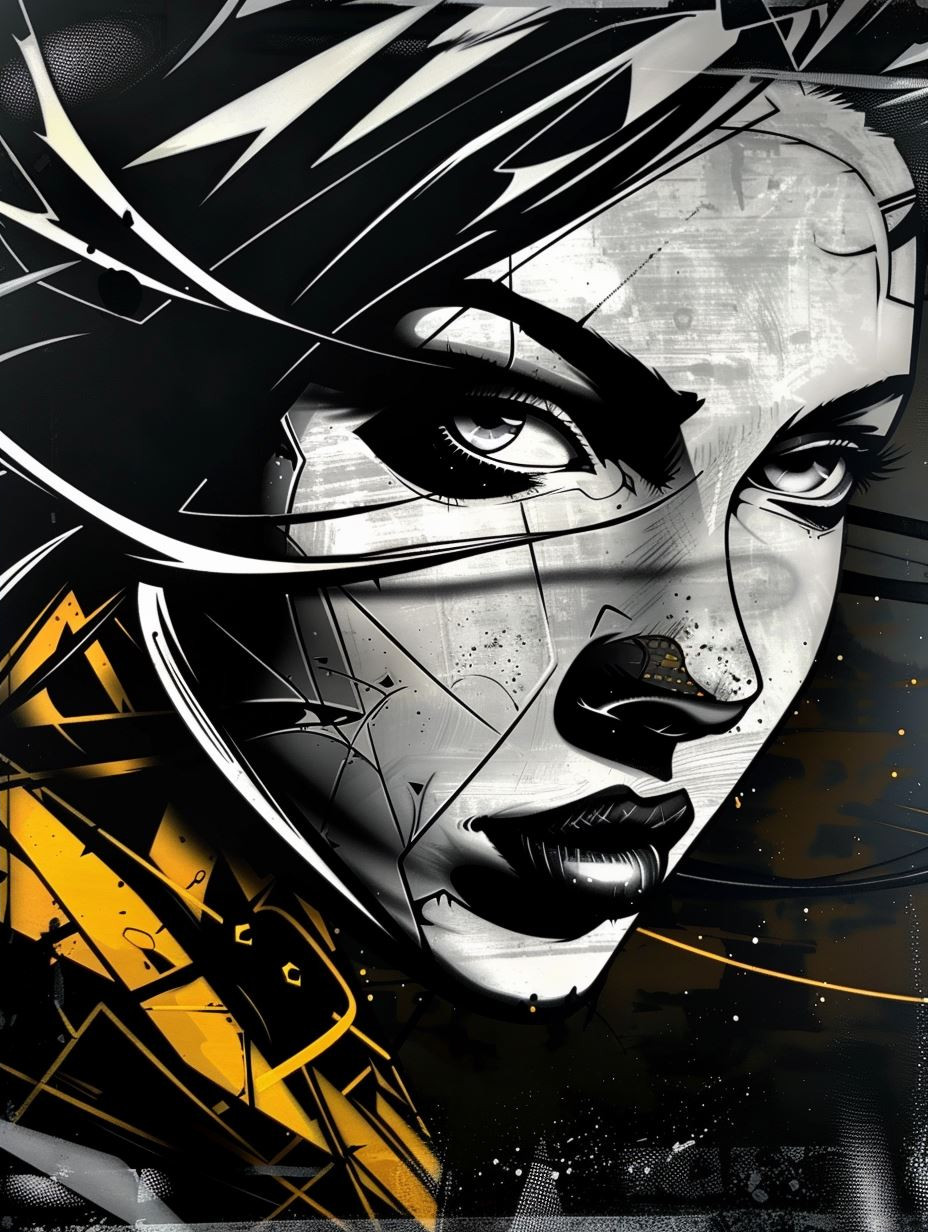 Dark Noir Cyberpunk Portraits - Image 2