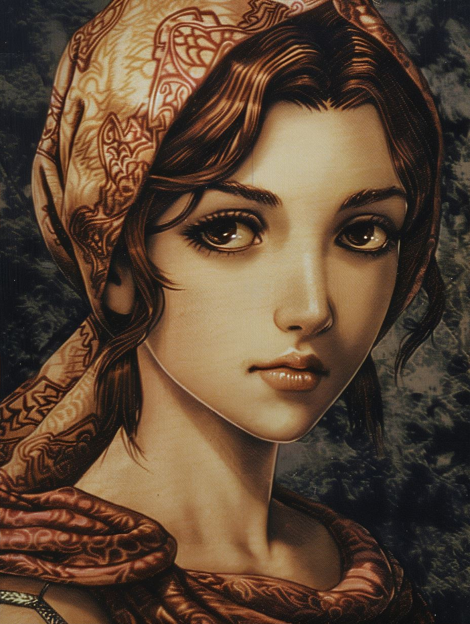 Auburn Elegance Portrait - Image 2