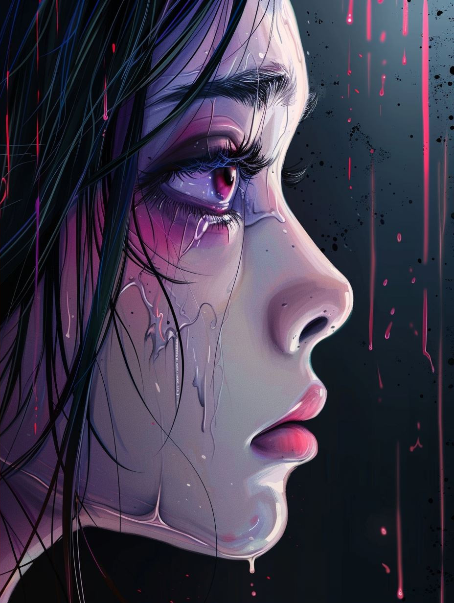Cosmic Gaze Ethereal Portrait - Image 2