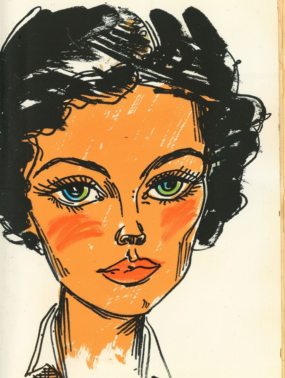 Expressive Ink and Wash Portraits - Image 4