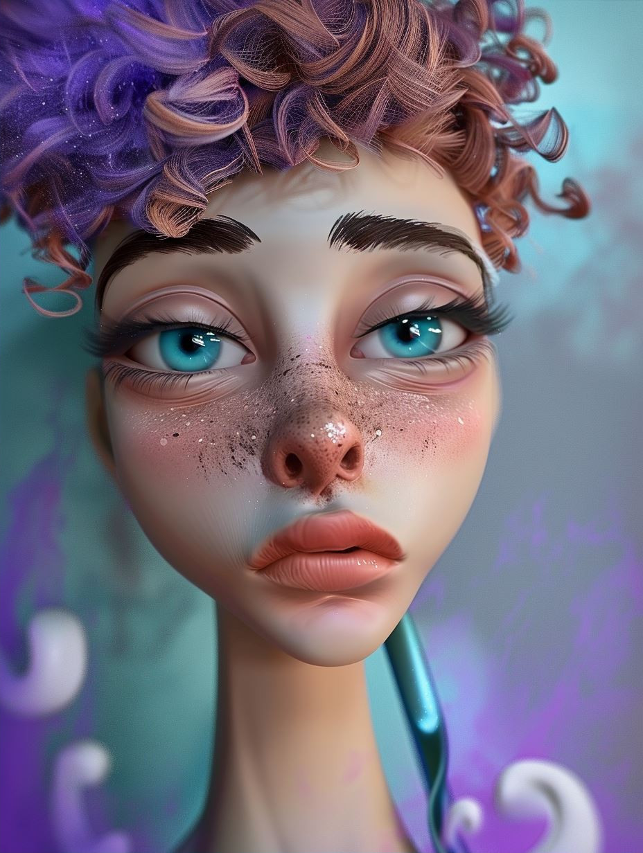 Ethereal Pastel Fantasy Portraits - Image 2