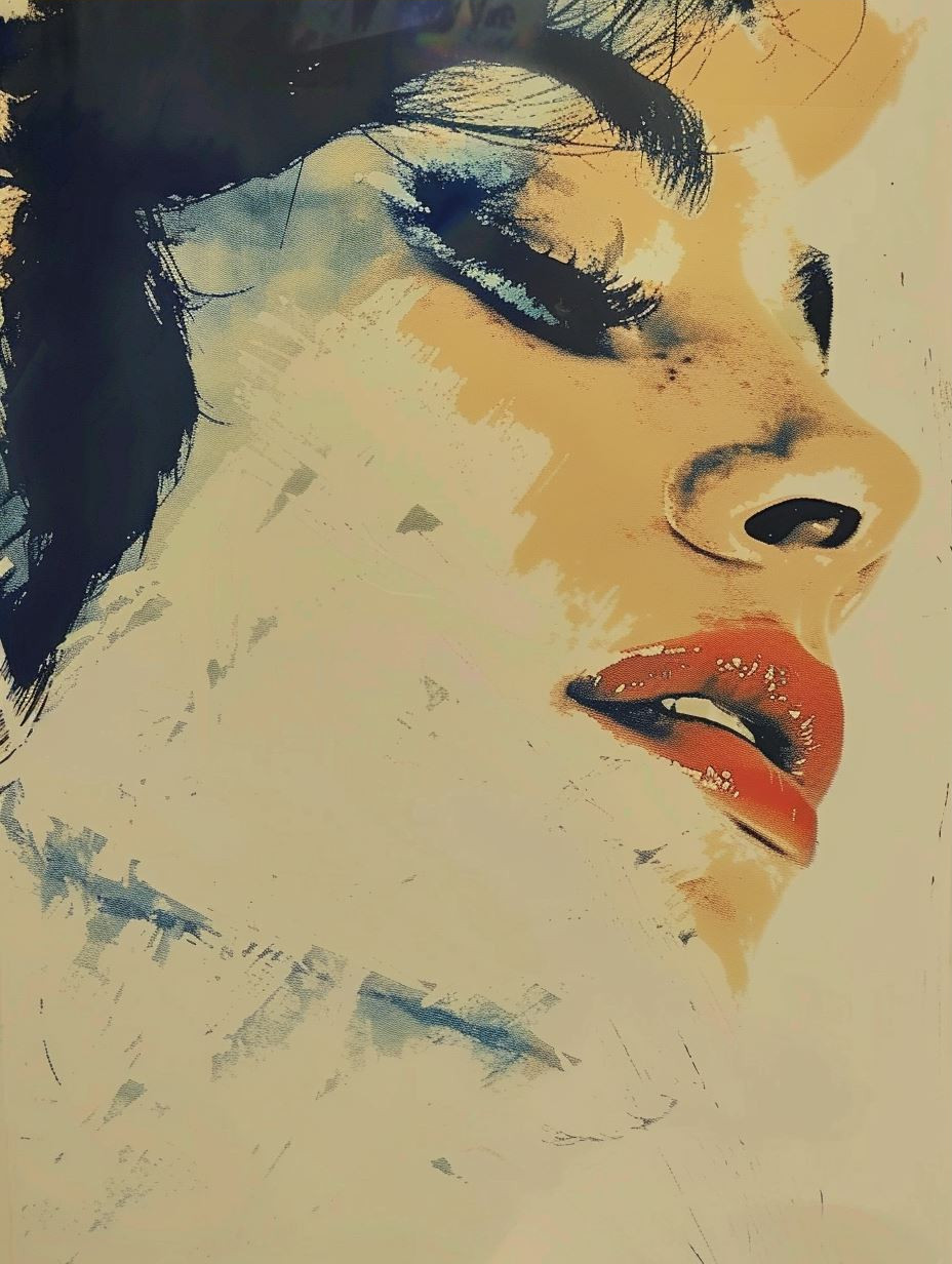 Abstract Portraits in Blue Tones - Image 3