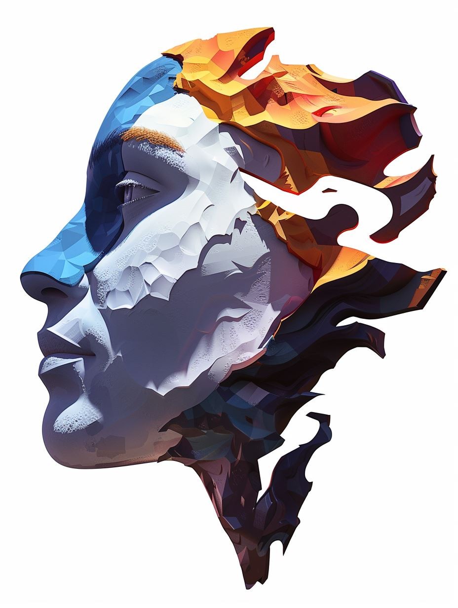Fragmented Soul in Cobalt Blue - Image 4