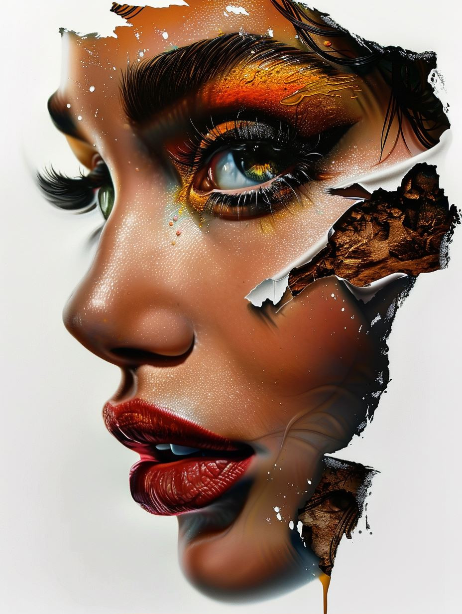 Surrealist Fragmented Beauty Portraits - Image 2
