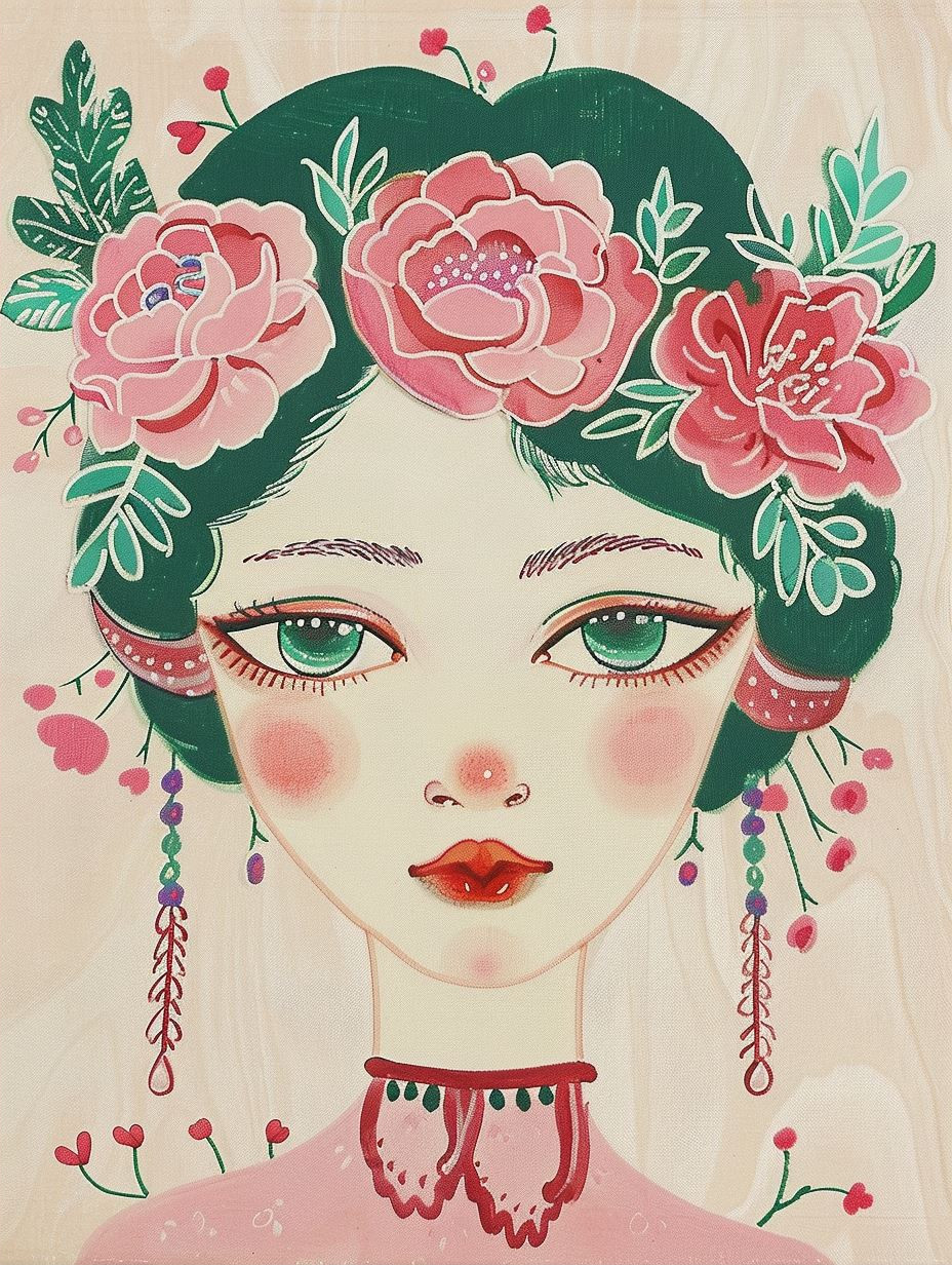 Floral Portraits of Ethereal Women - Image 2