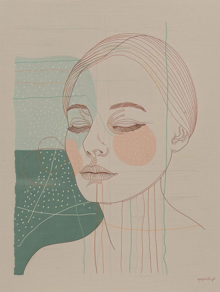 Fragmented Geometry of a Face - Image 2